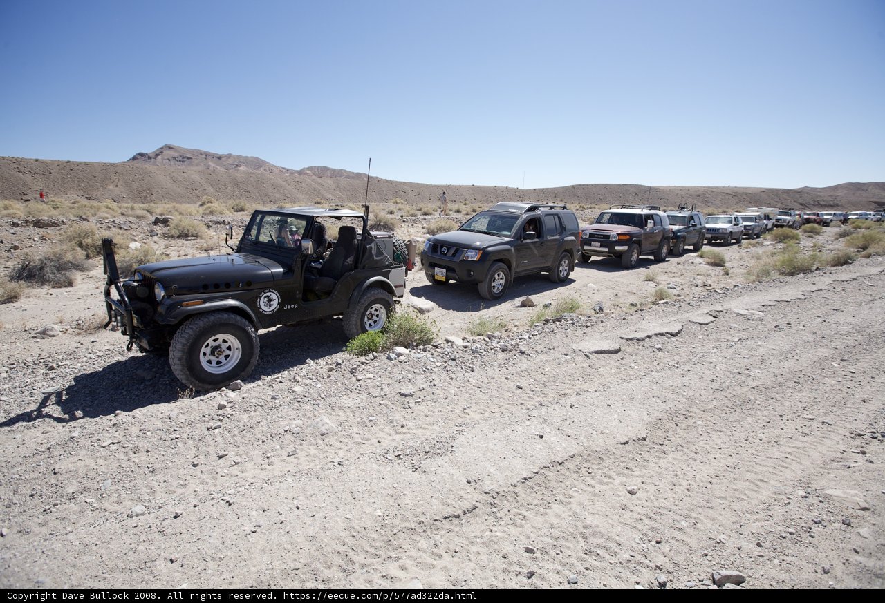 Desert Explorers in Jeeps