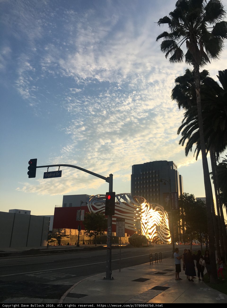 Street Light and Sculpture at LACMA