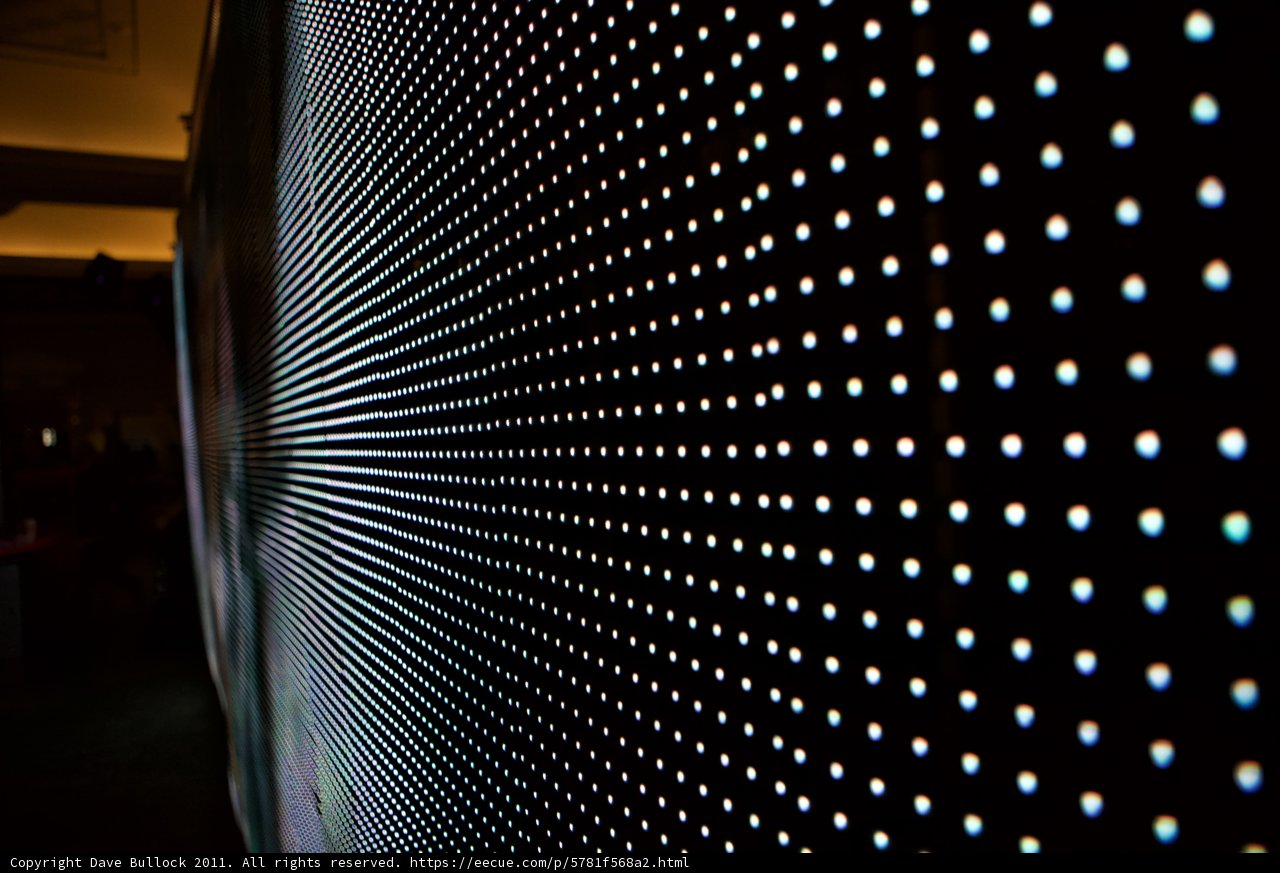 Dotted Electronics Display
