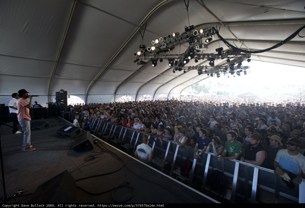 A Vibrant Crowd at Coachella 2009