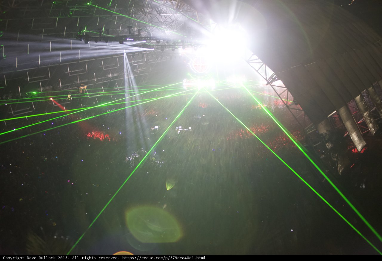 Green Laser Madness at Coachella