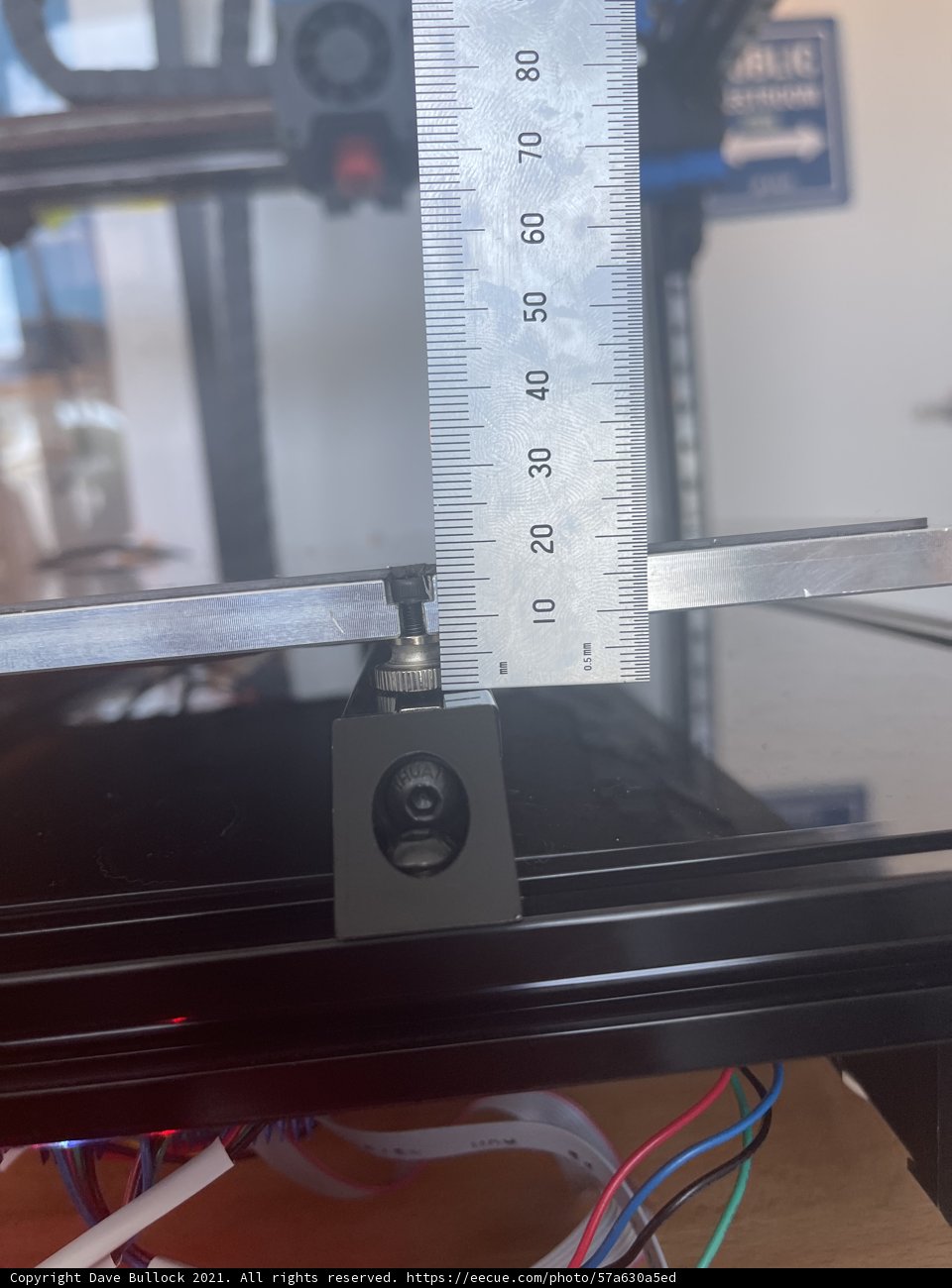 Measuring Equipment Attached to Metal Surface
