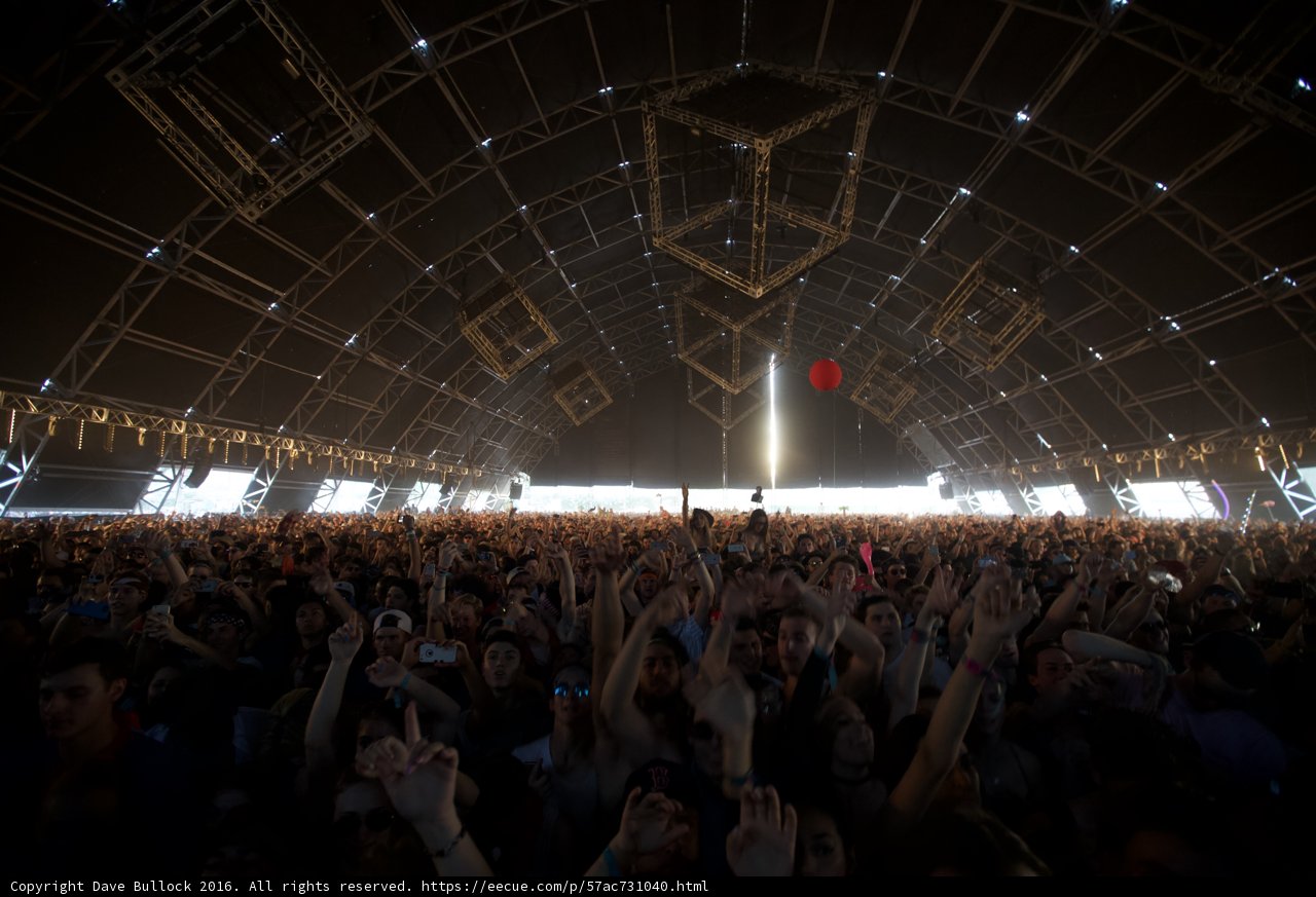 Red Balloon at Coachella Concert