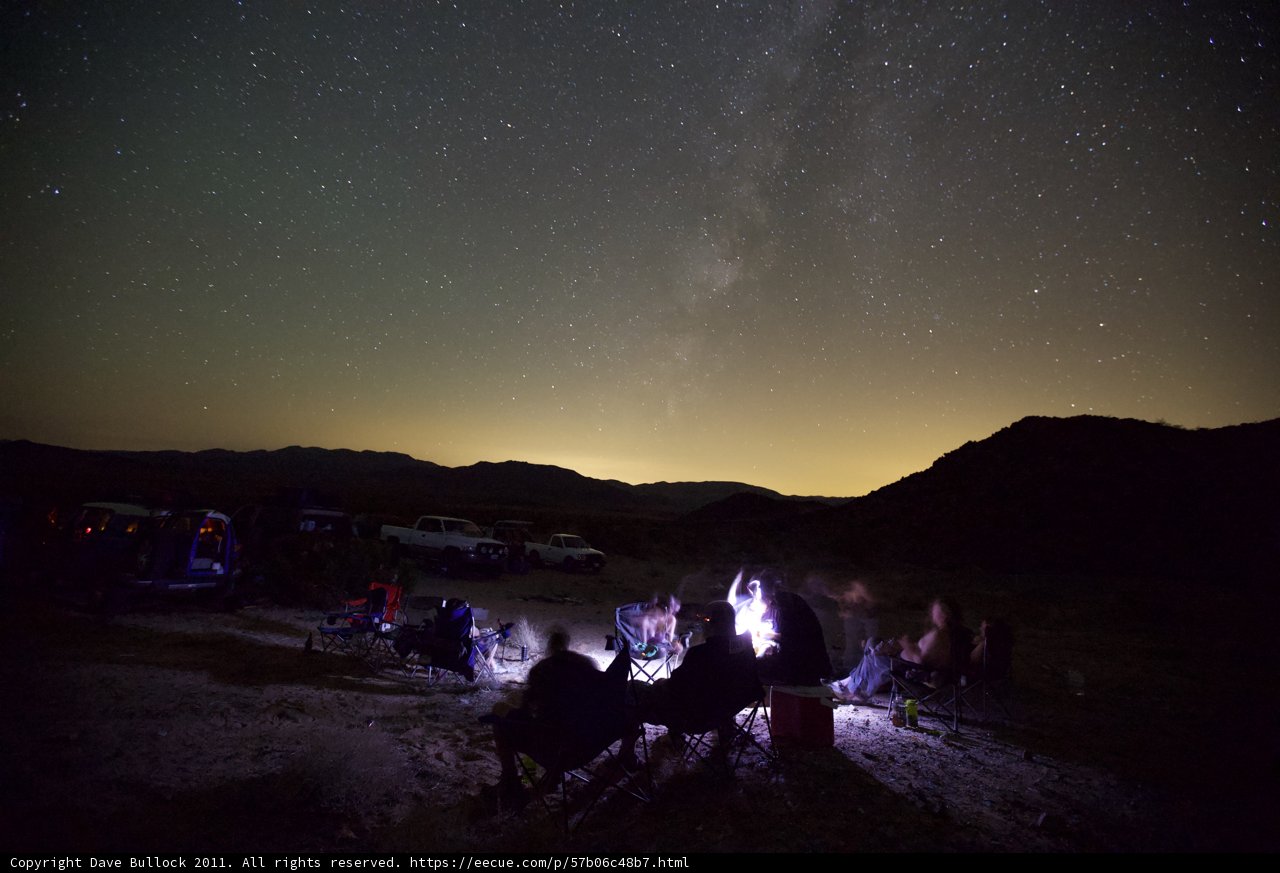 Campfire Stories Under the Starry Sky