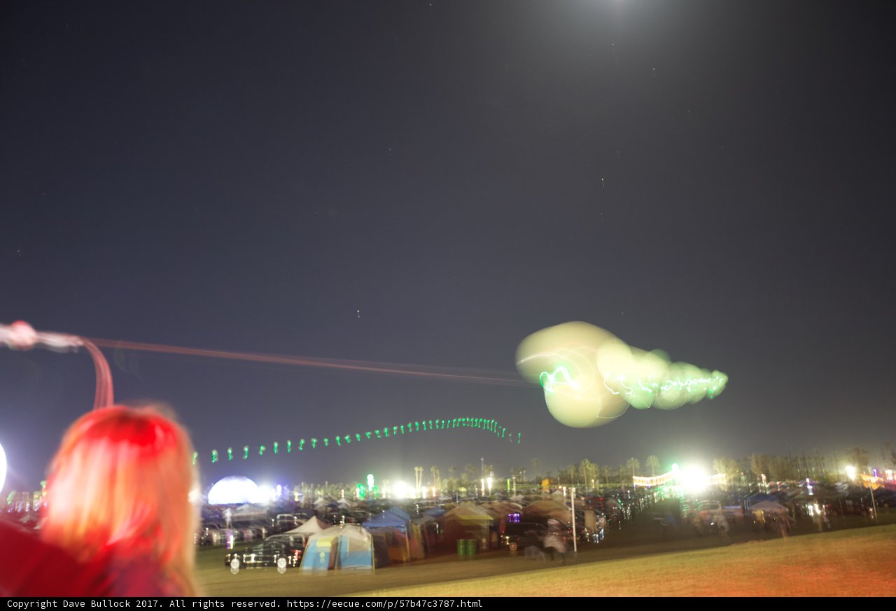 Nighttime Kite Flying