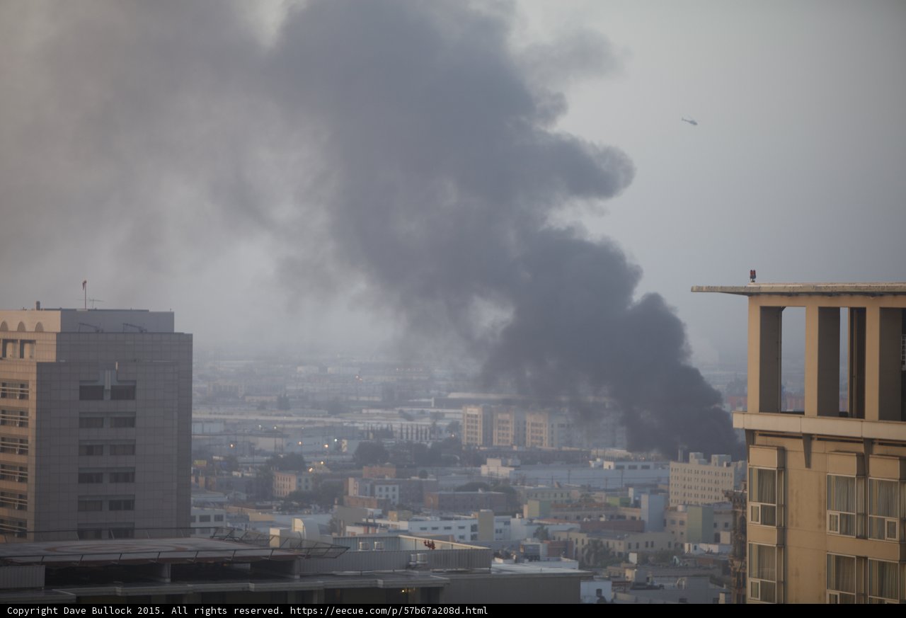 Fire Smoke Helicopter Monitor