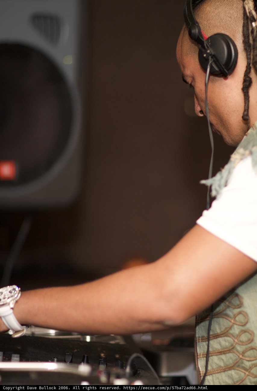 Jamming out with the Deejay