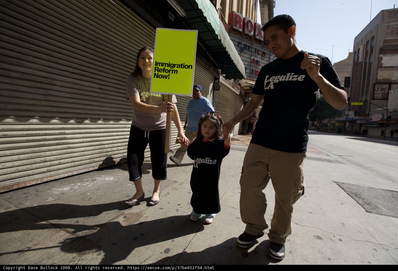 May Day Rally Protest Sign Holders