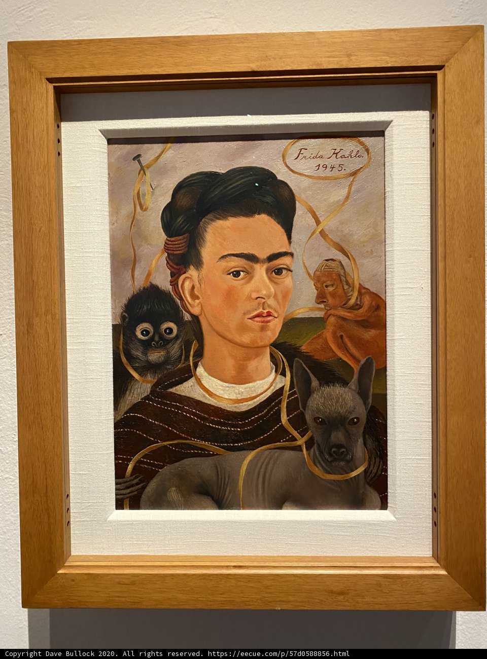 Frida Kahlo's Self-Portrait in Xochimilco