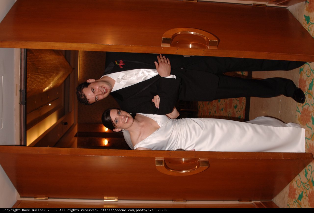 Newlyweds Make Grand Entrance Through Ballroom Doors