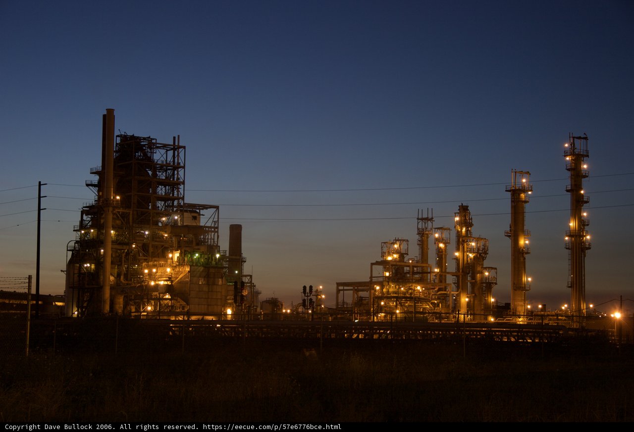 Night Lights at the Refinery
