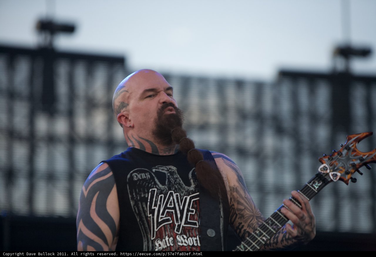 Kerry King Rocks the Crowd with His Guitar and Ink