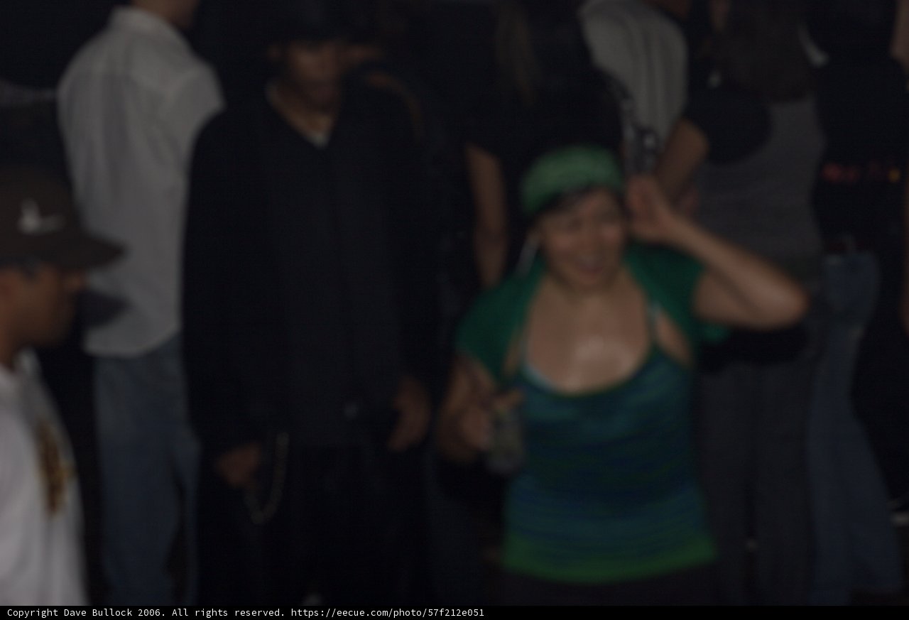 Blurry Nightclub Dancing