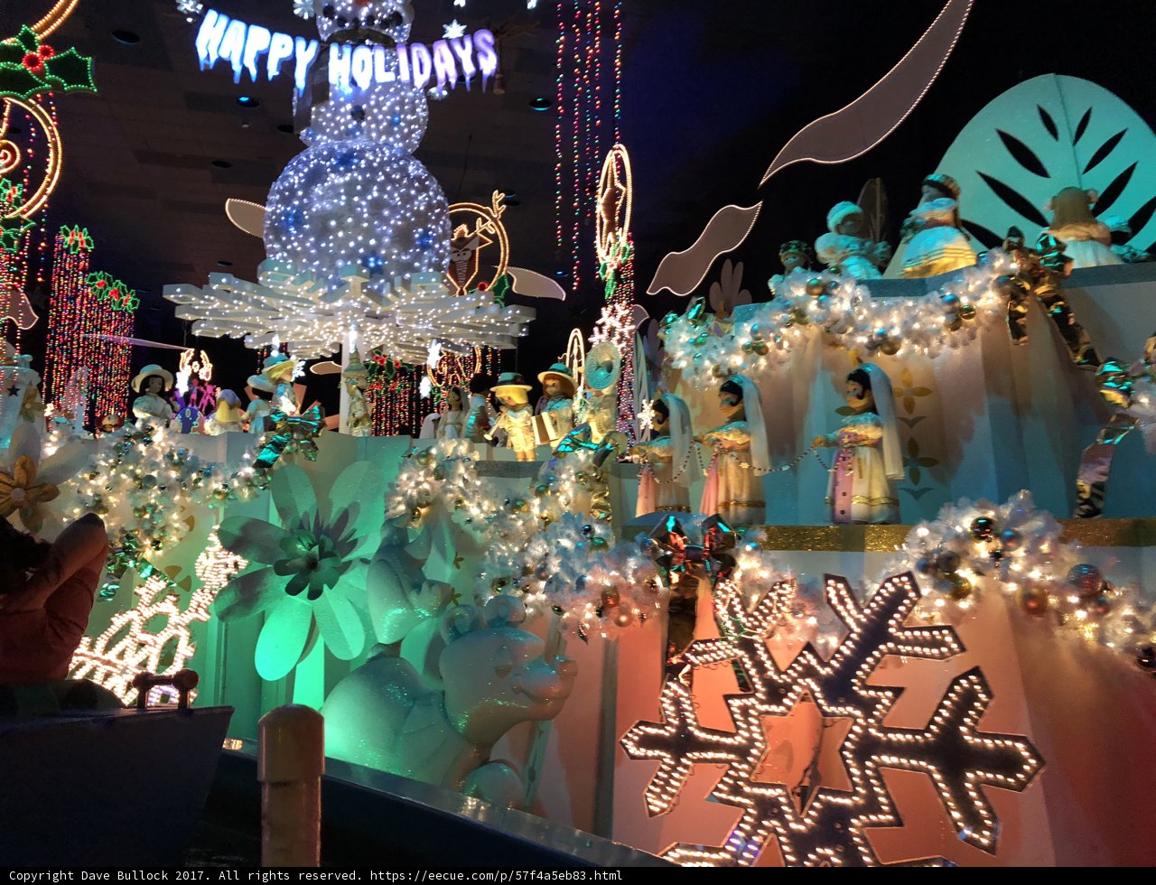 Festive Christmas Displays at Local Shop