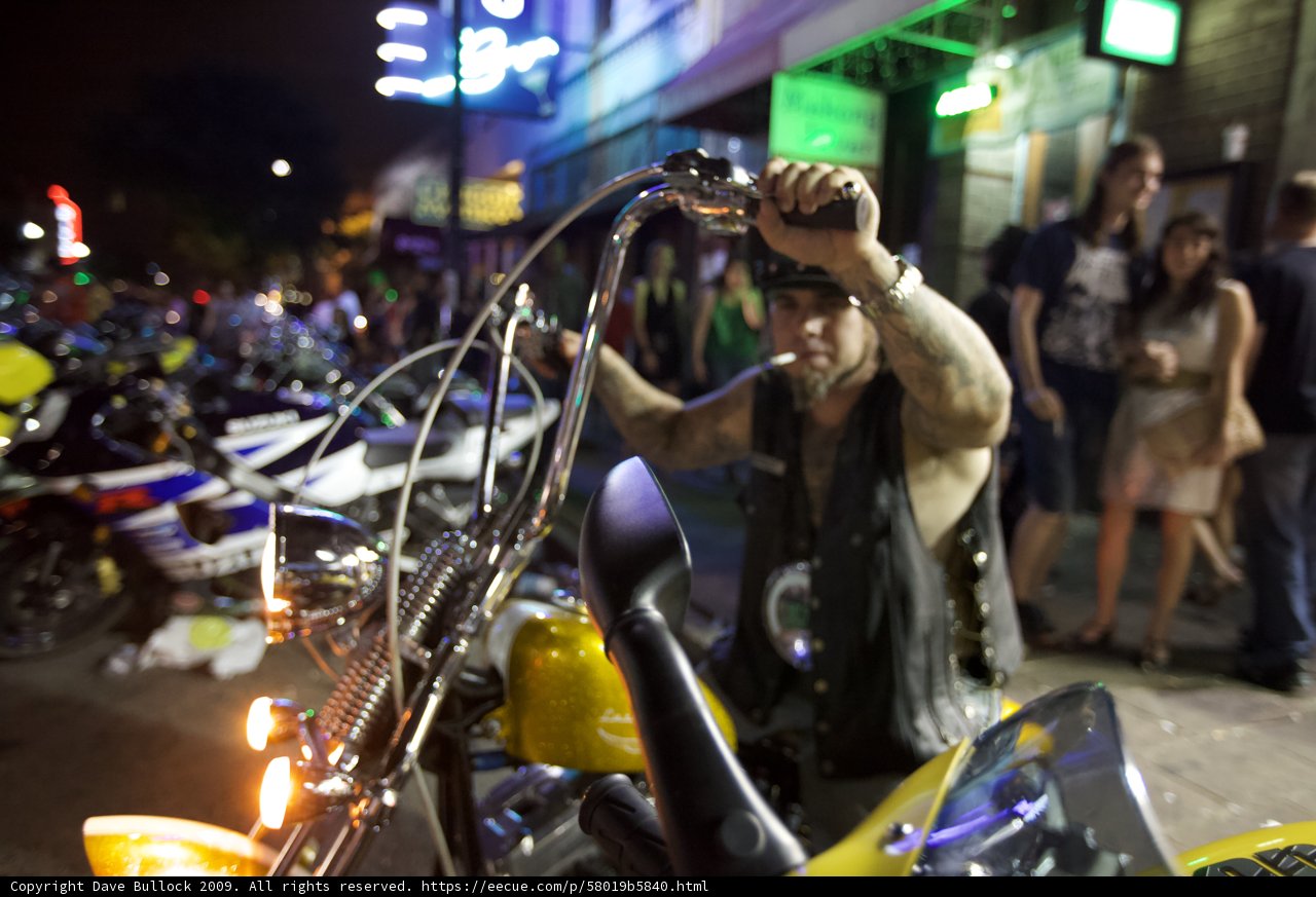 Riding into the Night