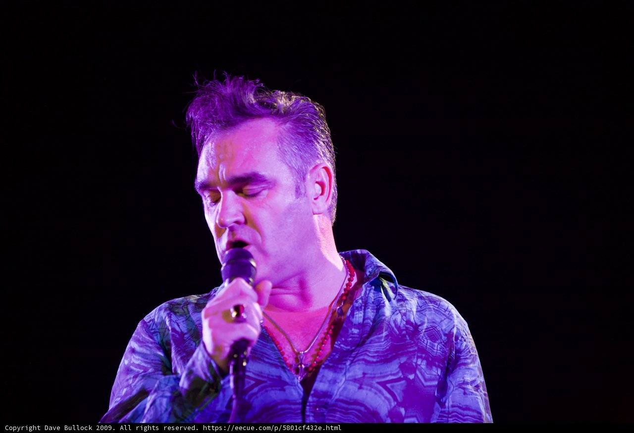 Morrissey Performs at Coachella 2009