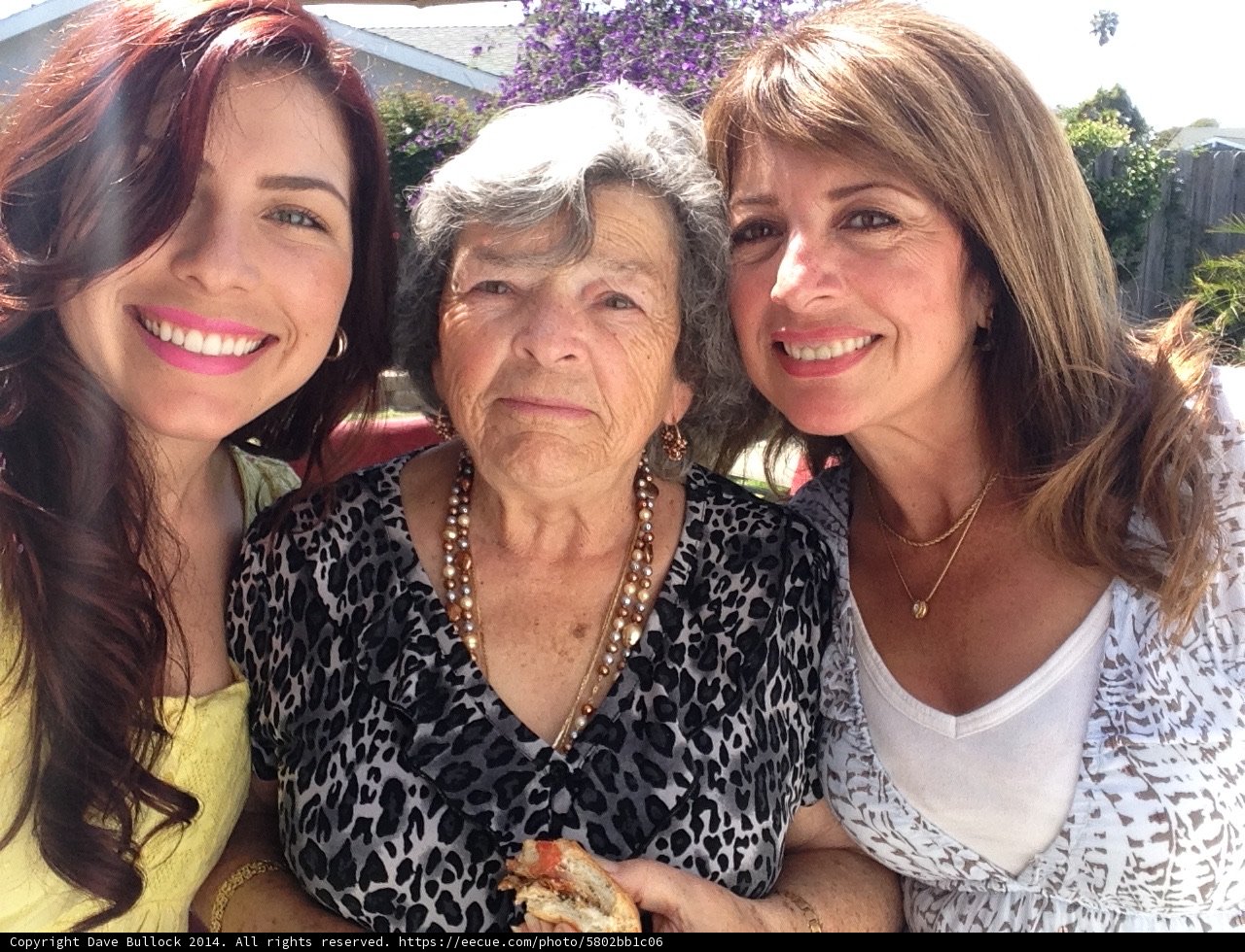 Three generations of stylish women