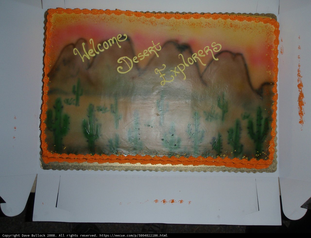 Desert Dreams Birthday Cake