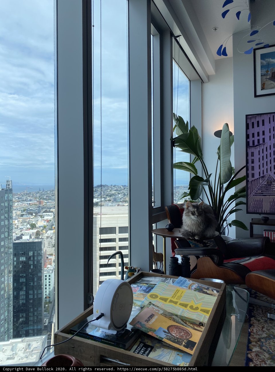 Cityscape from a Cozy Window