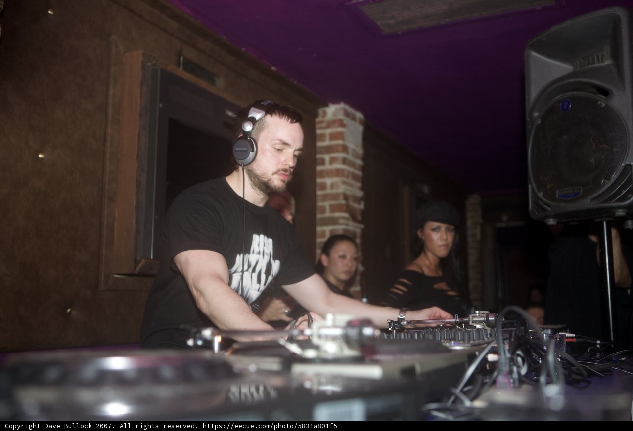 Party DJ in Headphones