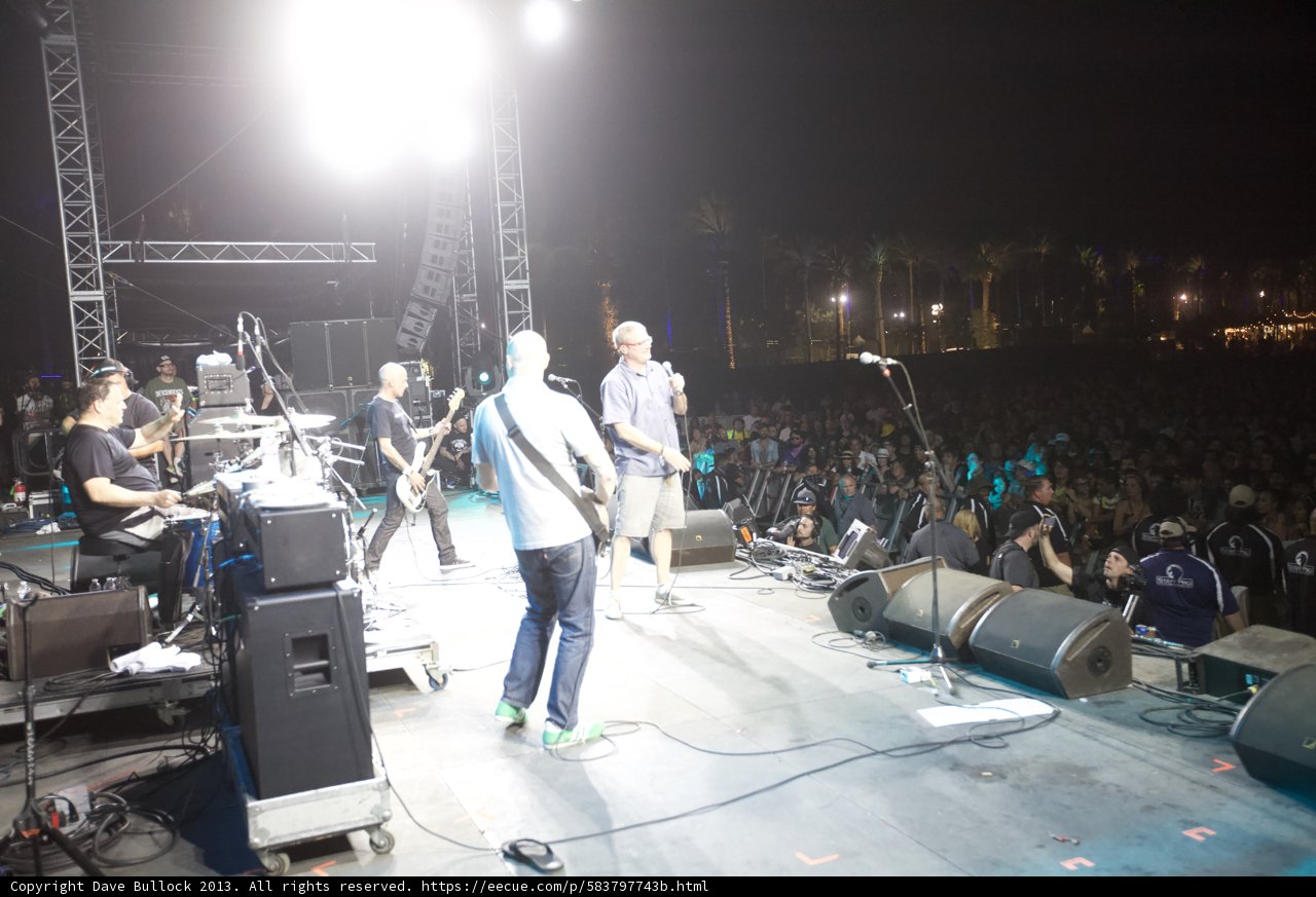 Guillermo del Toro and Music Band on Stage
