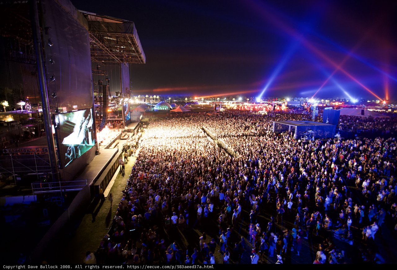 Spotlights on the Crowd