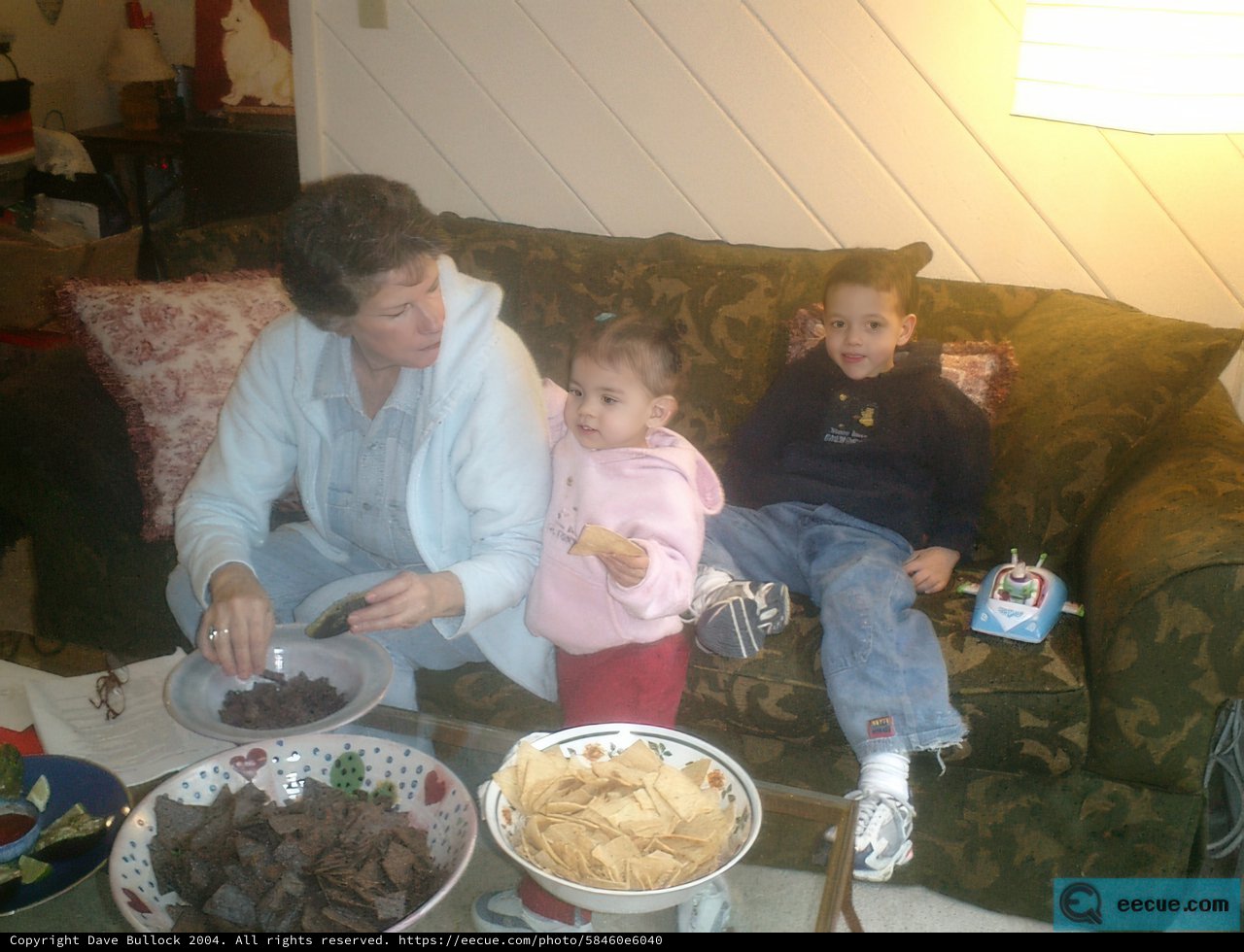 Cozy Family Time on the Couch