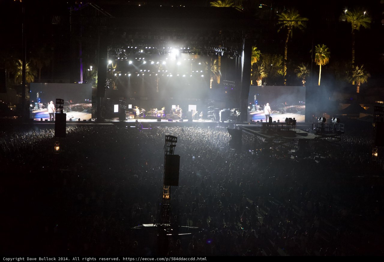 Lights, Crowd, and Music at Coachella