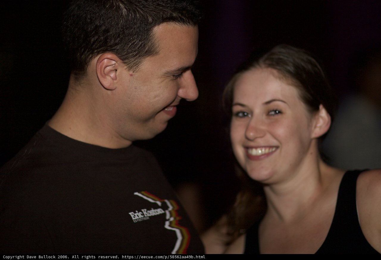 Smiling Couple at Party