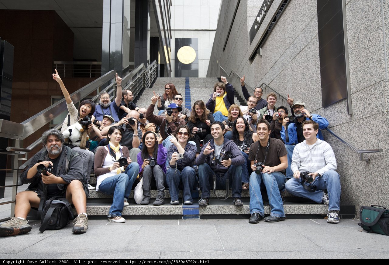 Group Picture in Front of College Building