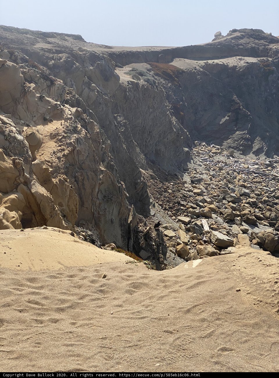 Cliffside View of the Majestic Beach and Rocks