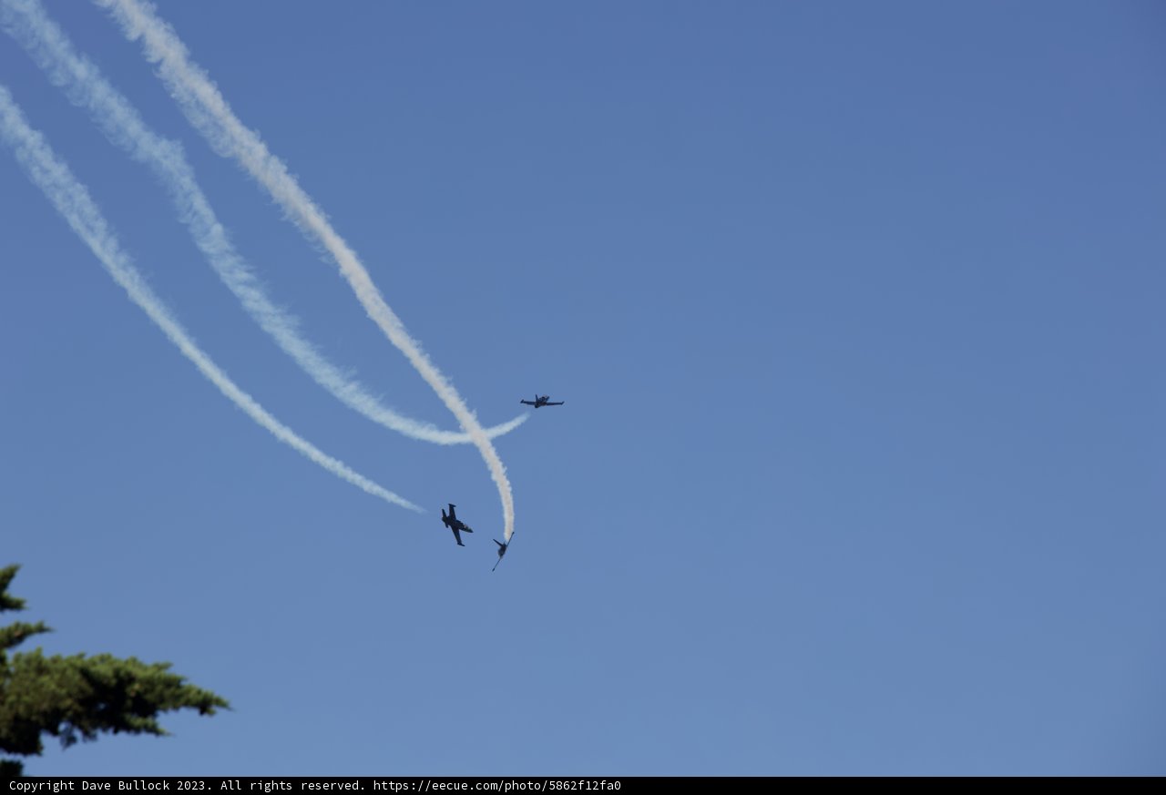 Aerial Acrobatics at the Fleet Week Air Show