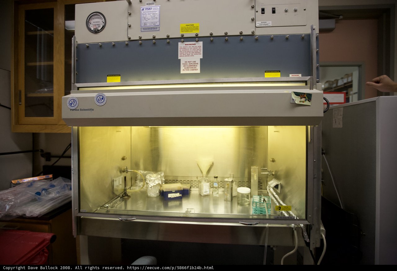 Illuminated UCLA Nanomachines Lab