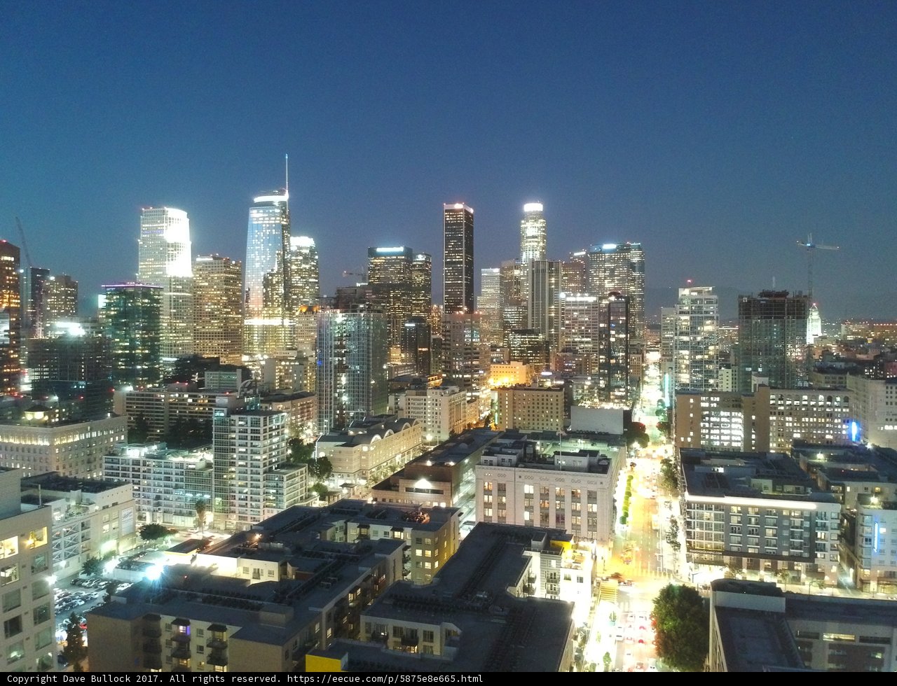 A Glowing Metropolis