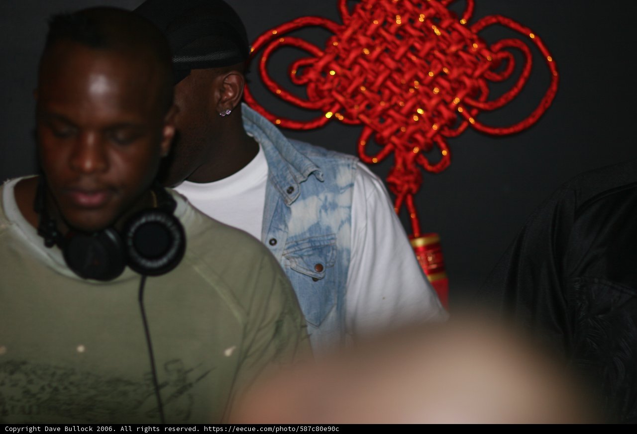 DJ SS Entertains the Crowd