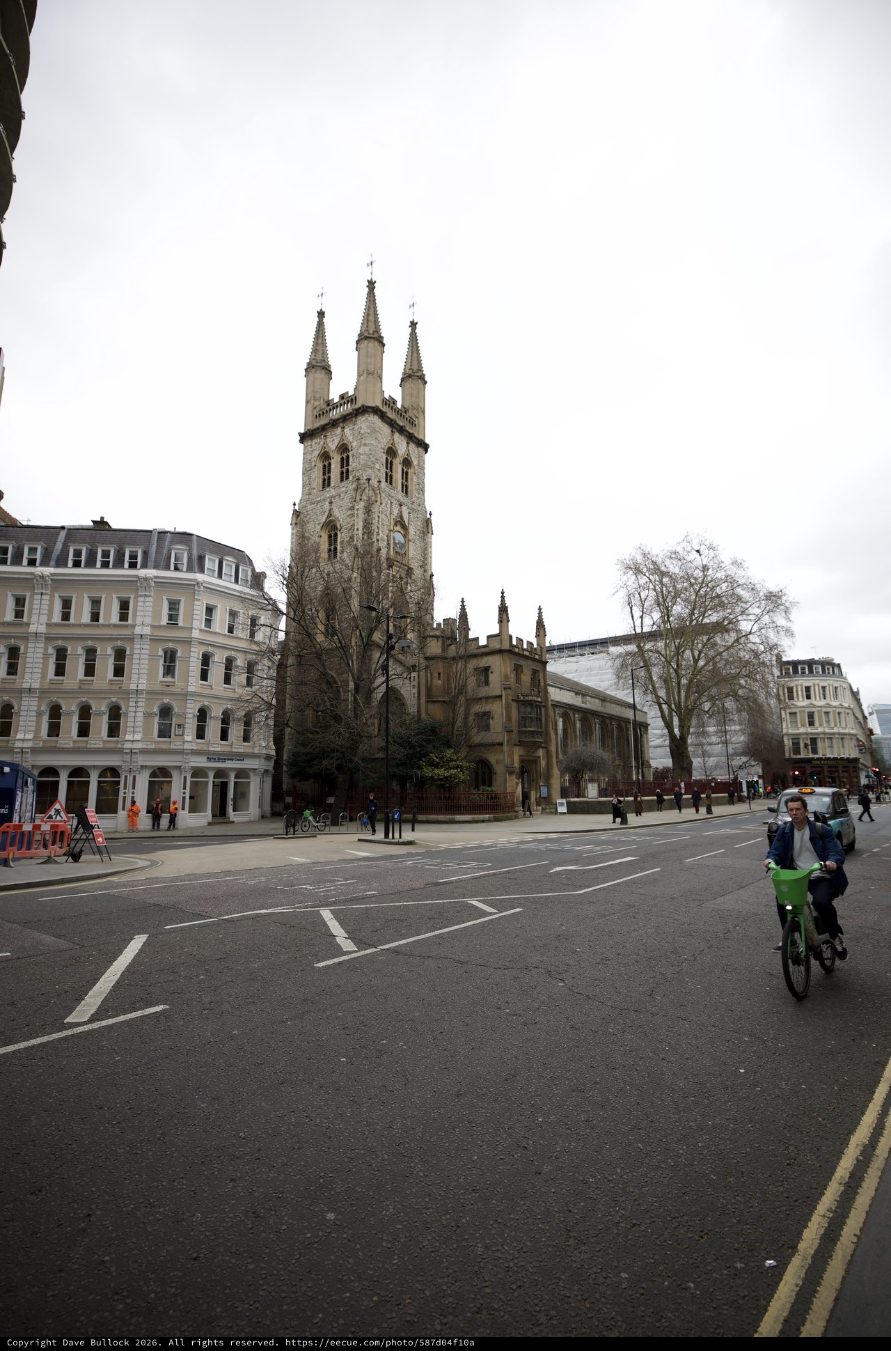 Historic Church Tower on London Street