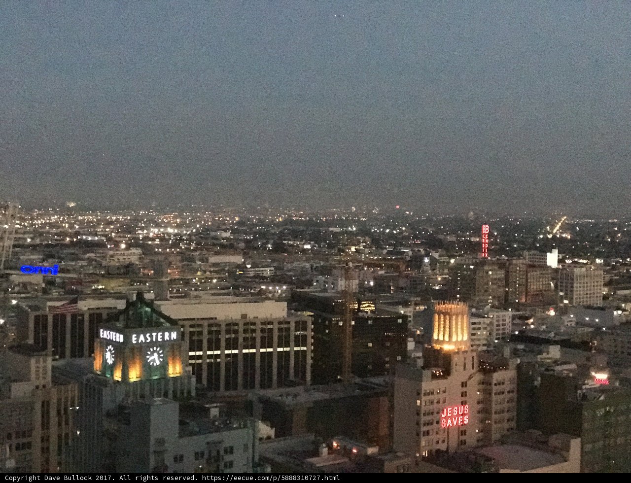 Overlook of a Neon Metropolis