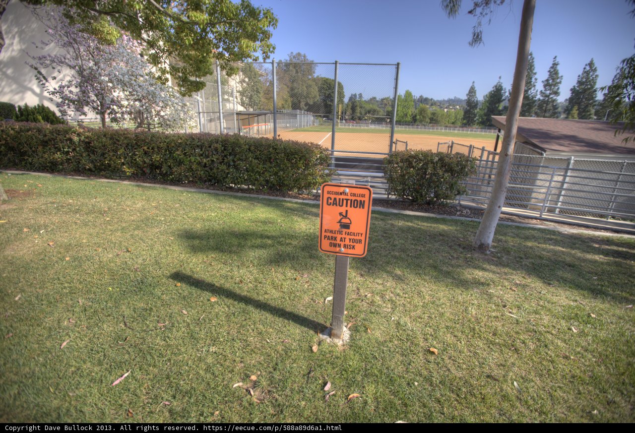 Warning at the Diamond
