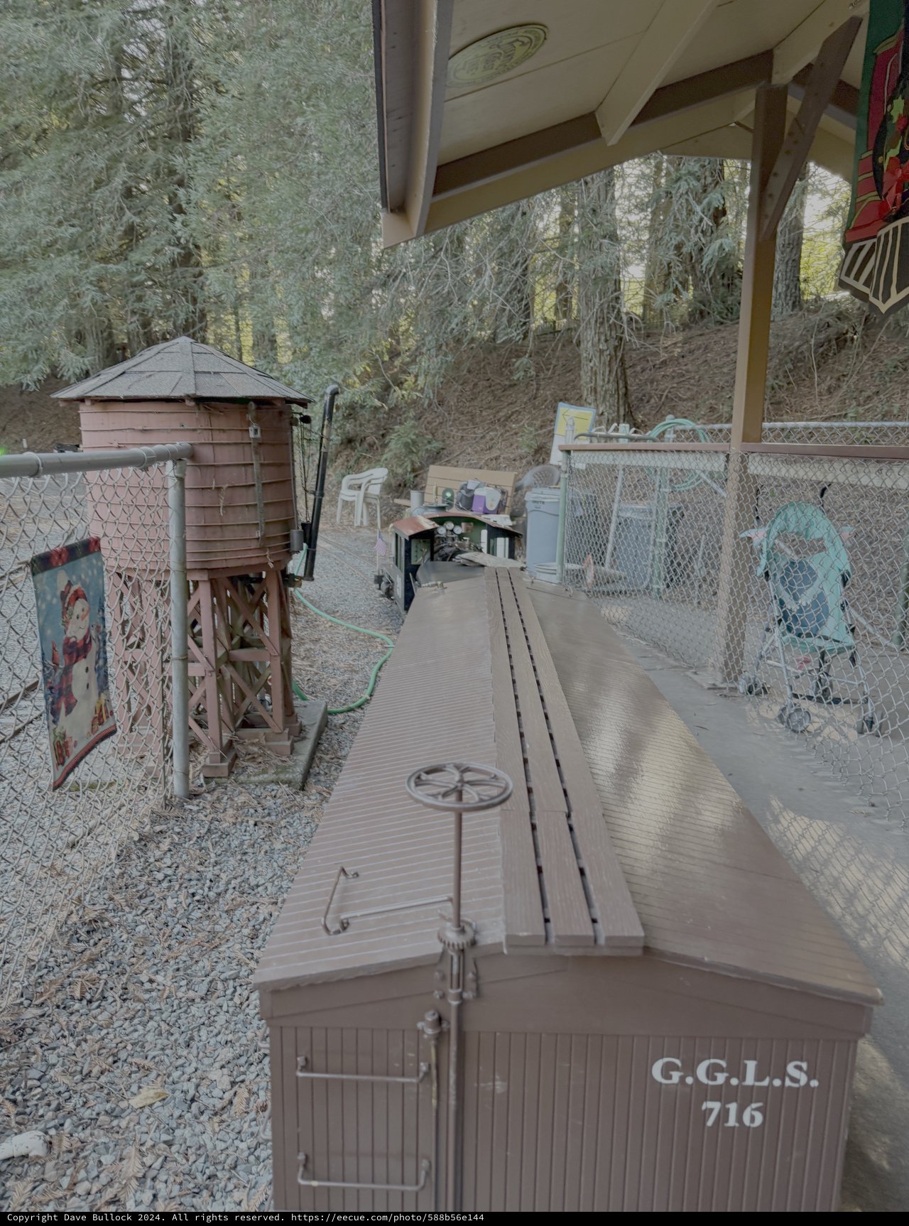 Miniature Railway Train at Garden Station