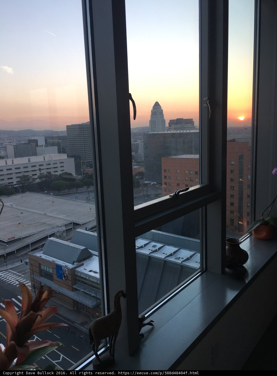 Urban Sunset from The Broad