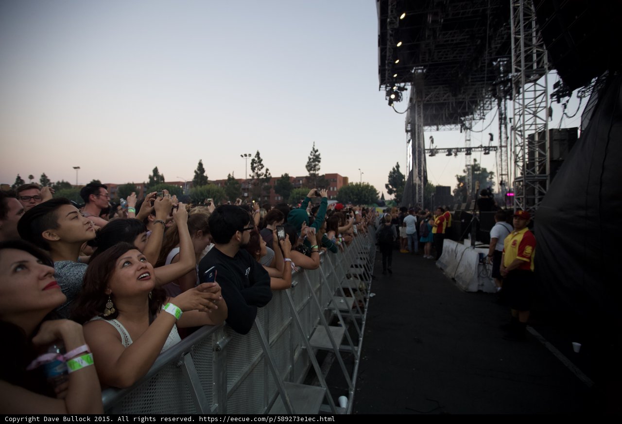 Front Row Barricade View