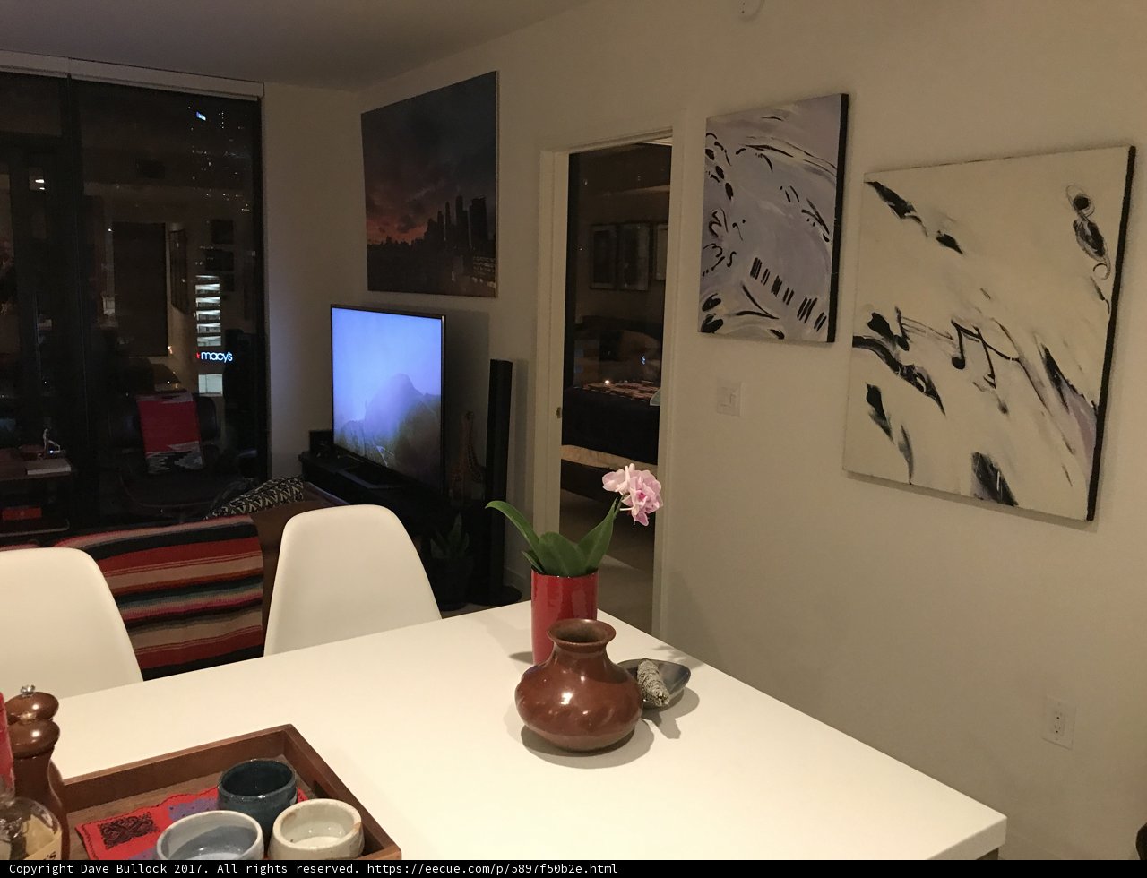 Living room centerpiece