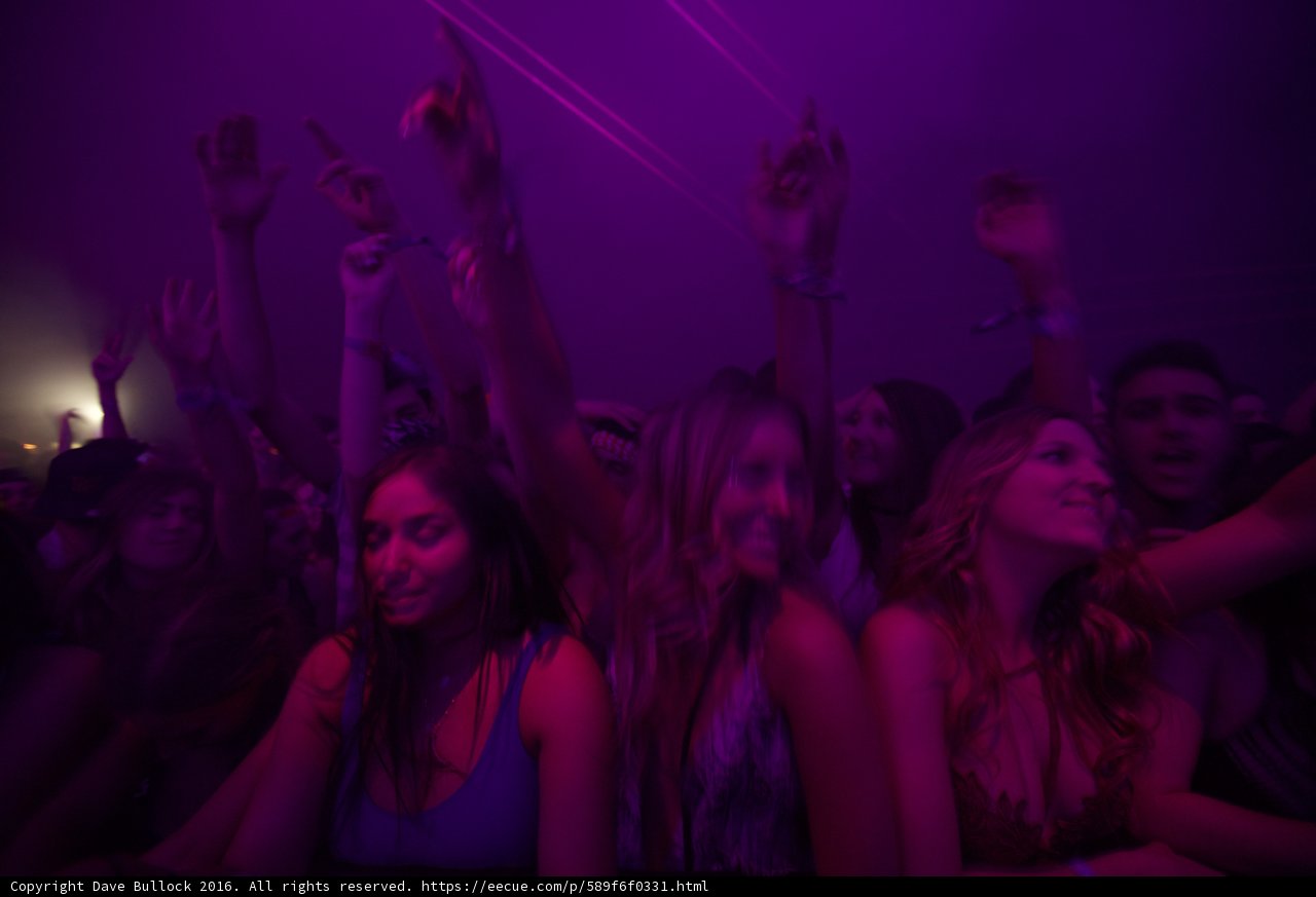 Nightclub Crowd Goes Wild at Coachella
