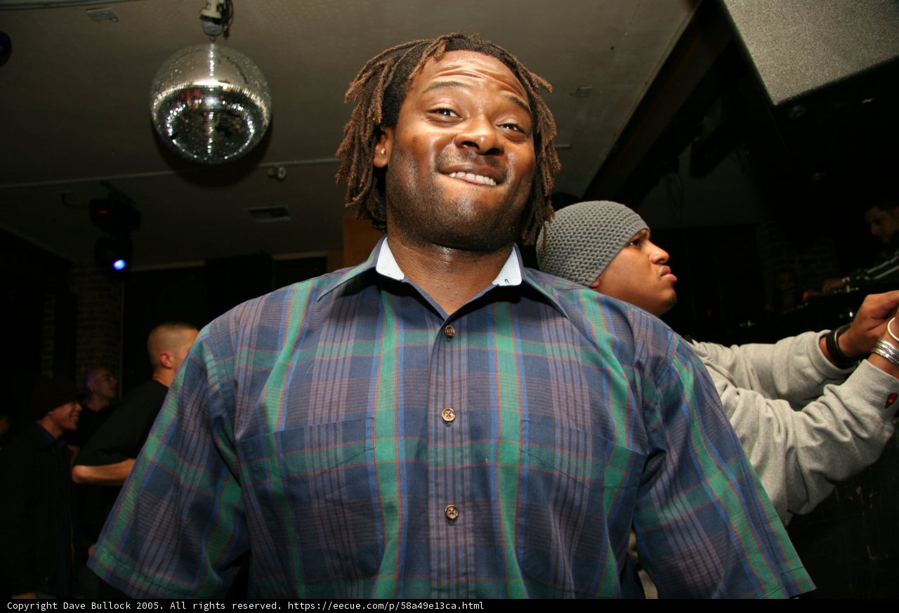 Blue Shirt Fun at the Nightclub