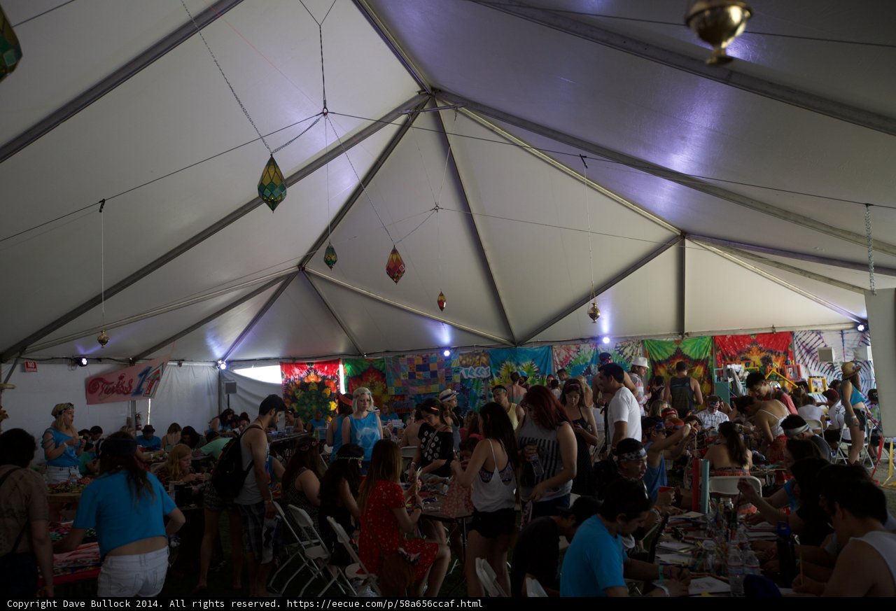 Dining at Coachella