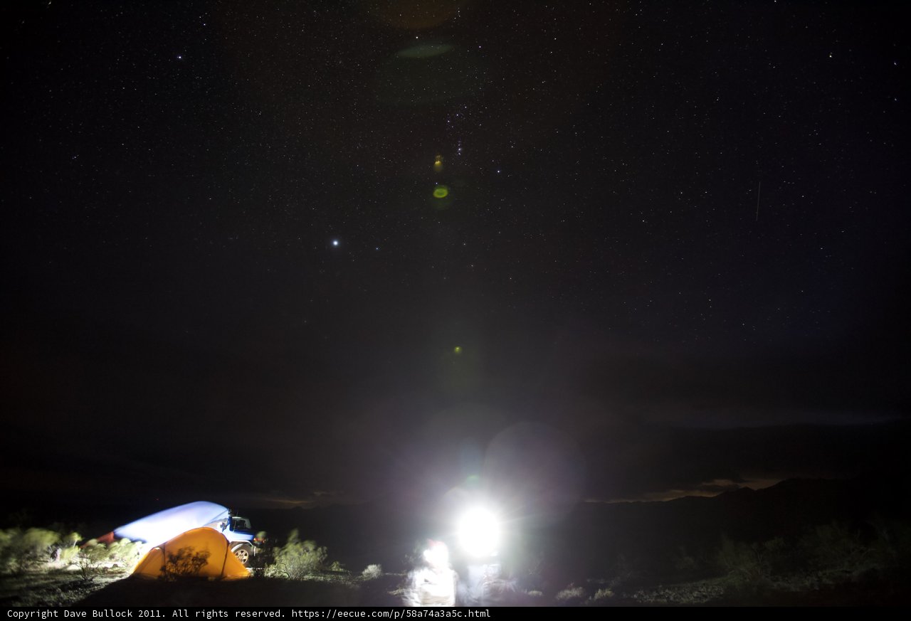 Starry Night in the Mountains
