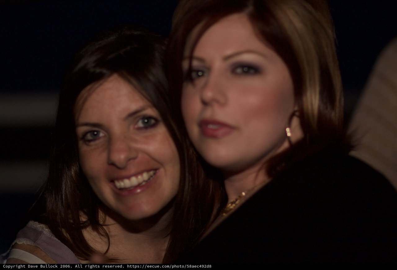 Two Women Sharing a Candid Moment Together