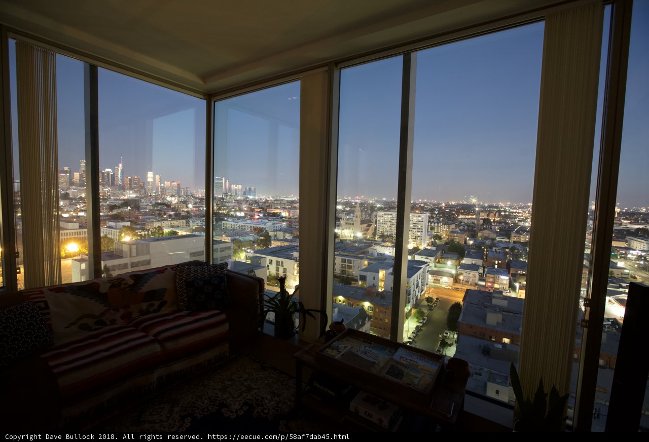 Cityscape View from Living Room