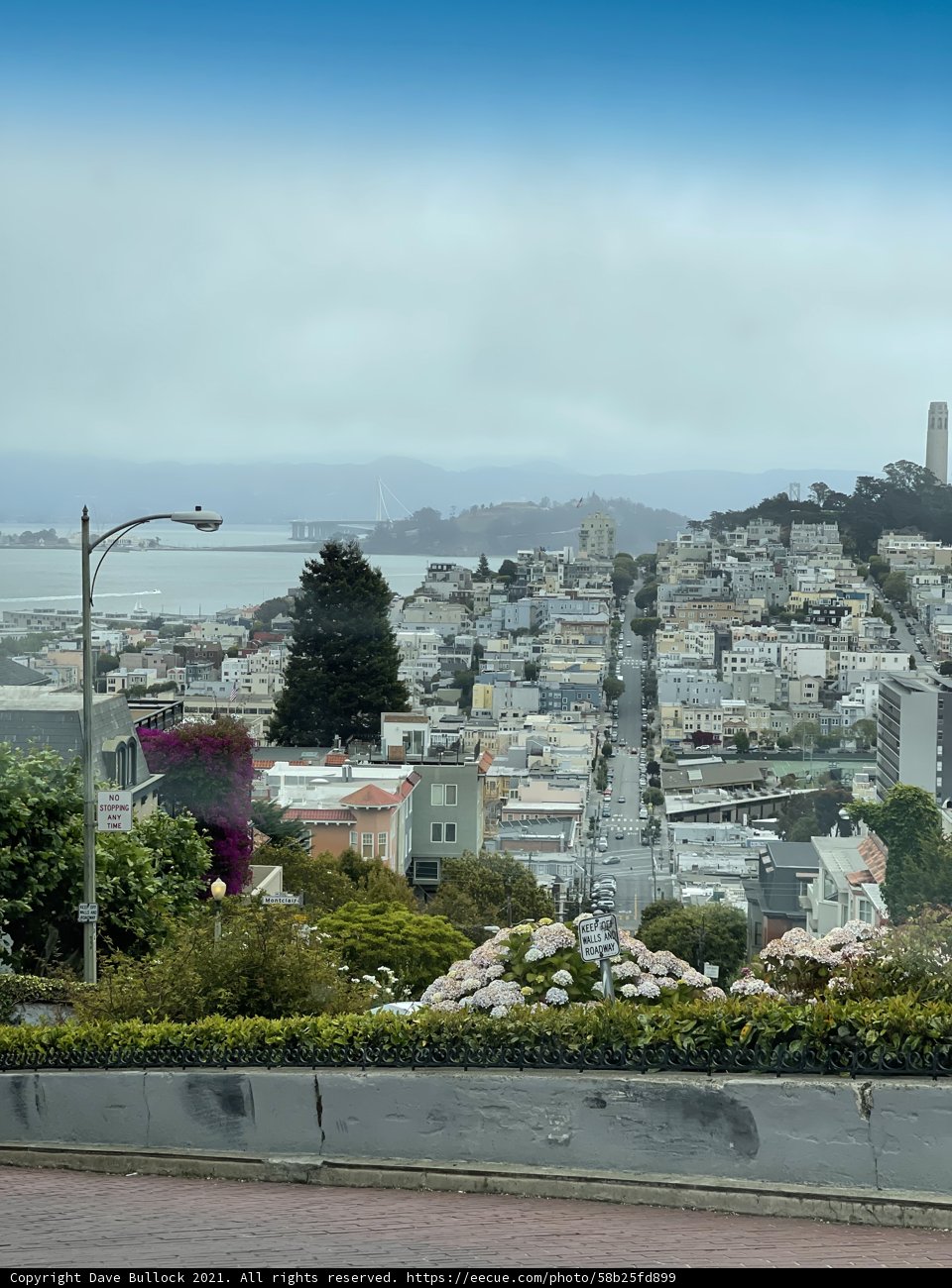 A panoramic view of the San Francisco skyline from George Sterling Park