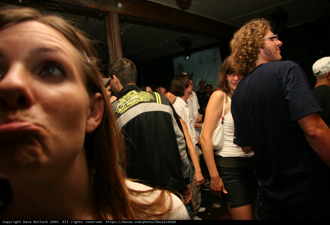 Crowd Energy at a Late Night Music Venue